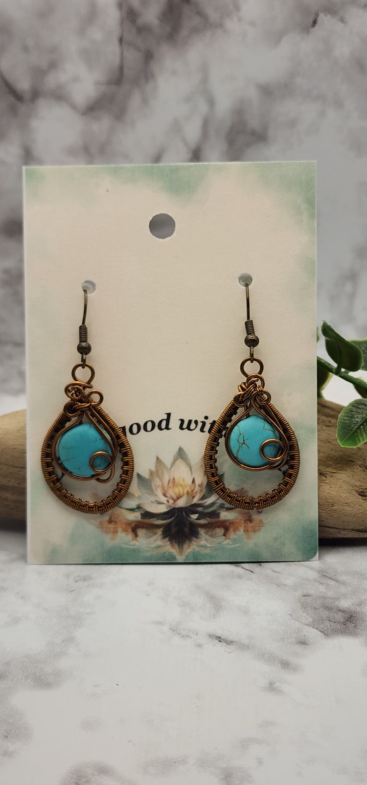 Handcrafted Wire Wrapped Earrings