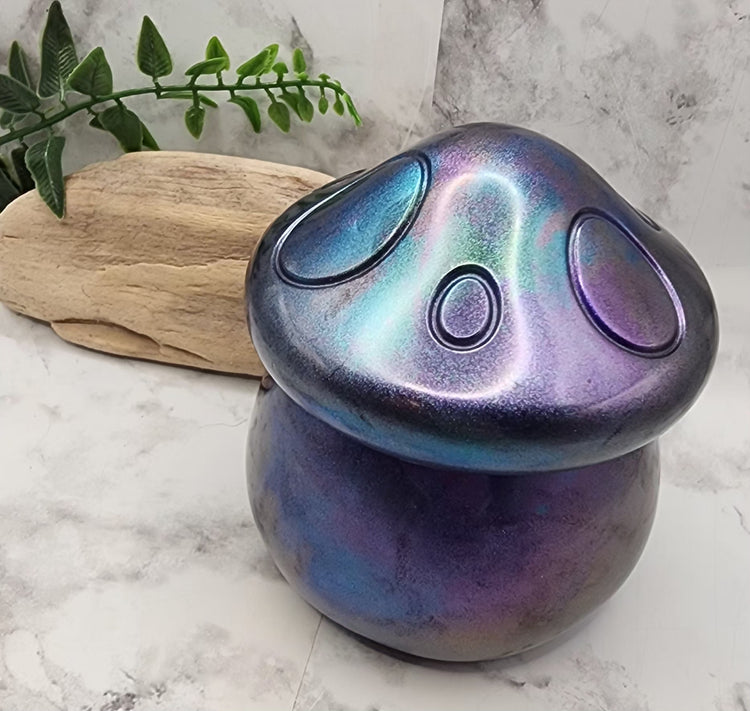 Mushroom Jar with Lid