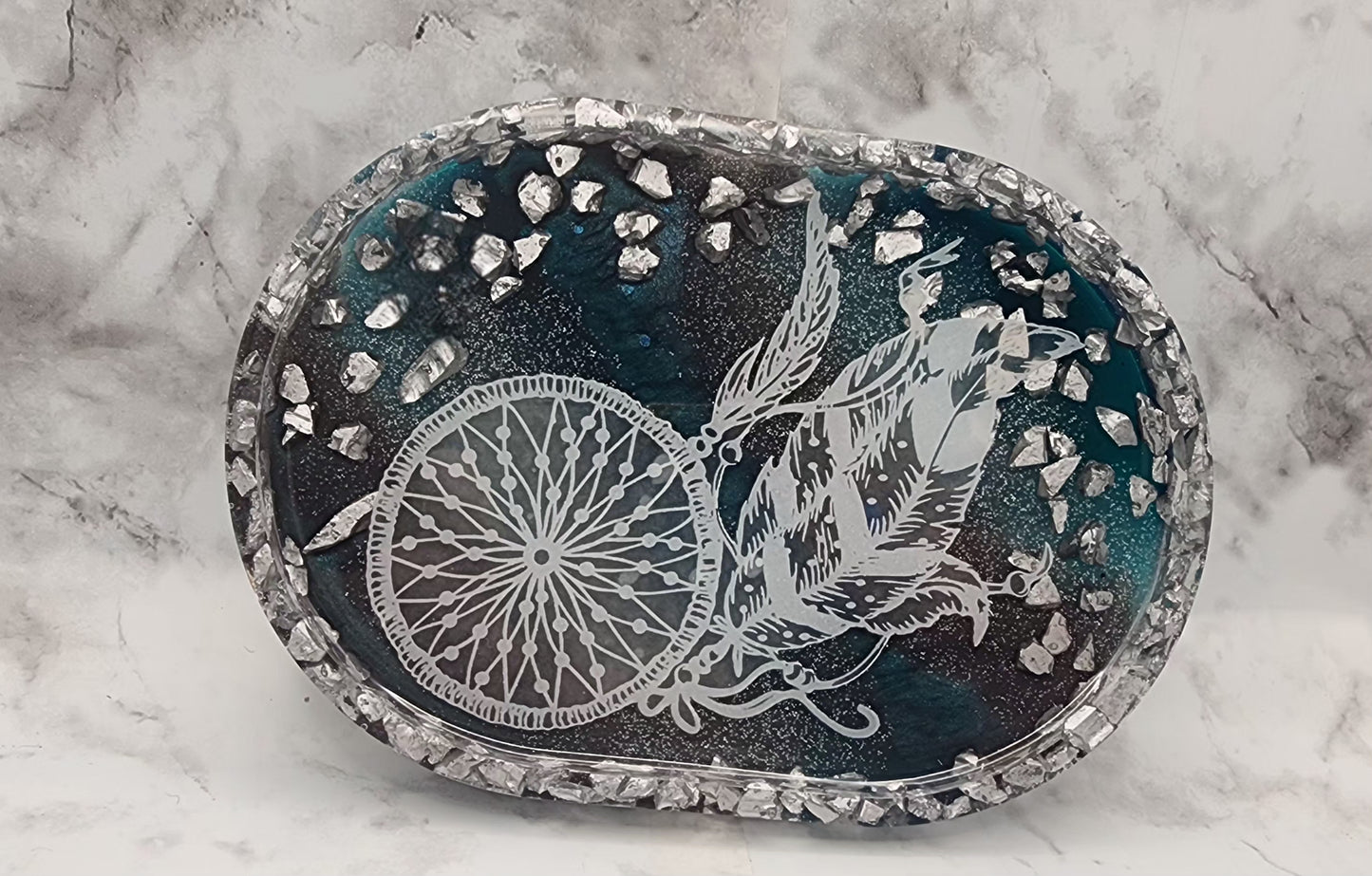 Mystic Dreams Resin Vanity Tray