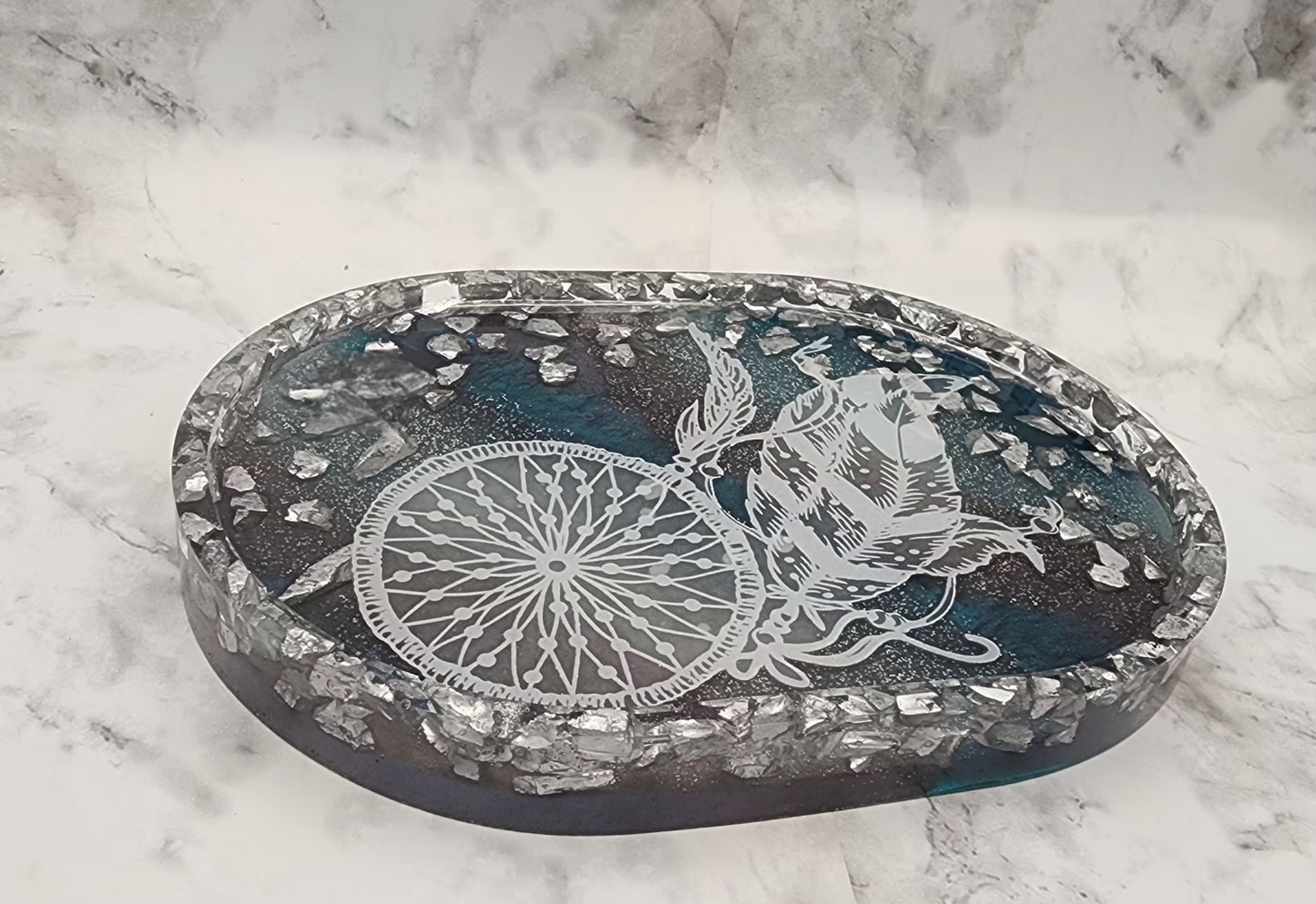 Mystic Dreams Resin Vanity Tray
