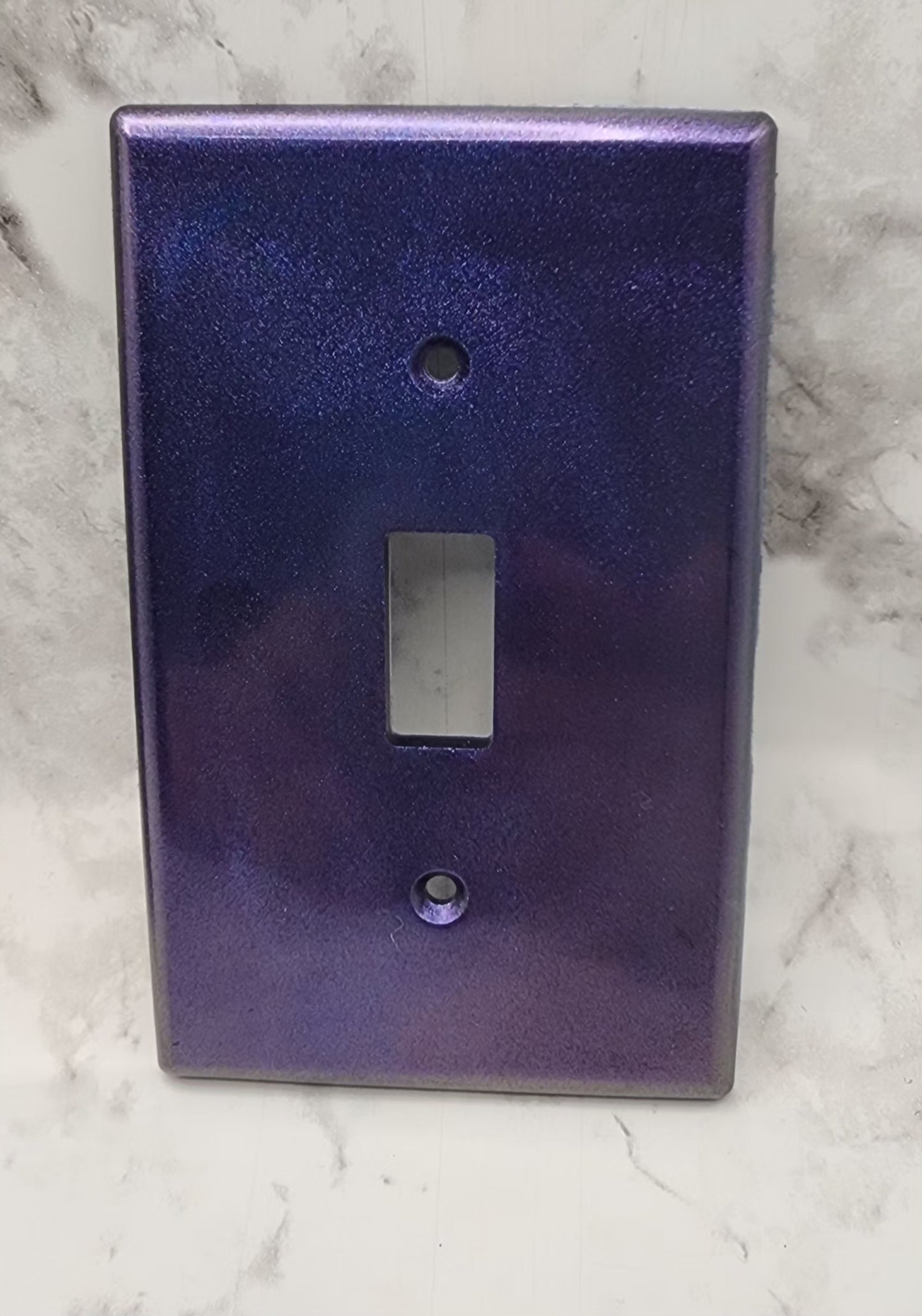 Shimmering Purple Resin Light Switch/ Outlet Covers