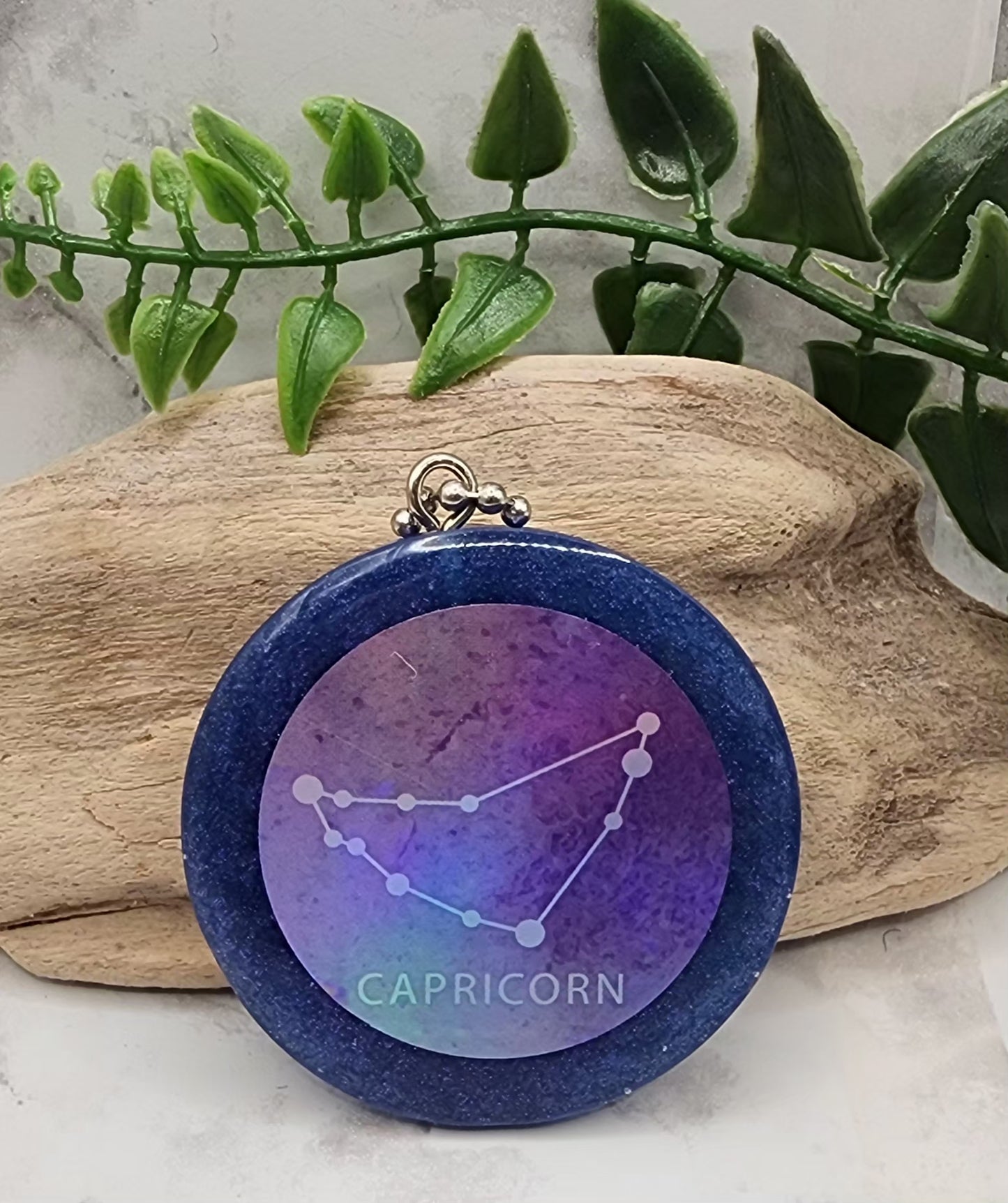 Capricorn Keychain