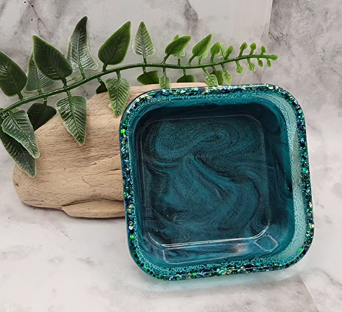 Tranquil Tides Square Trinket Dish