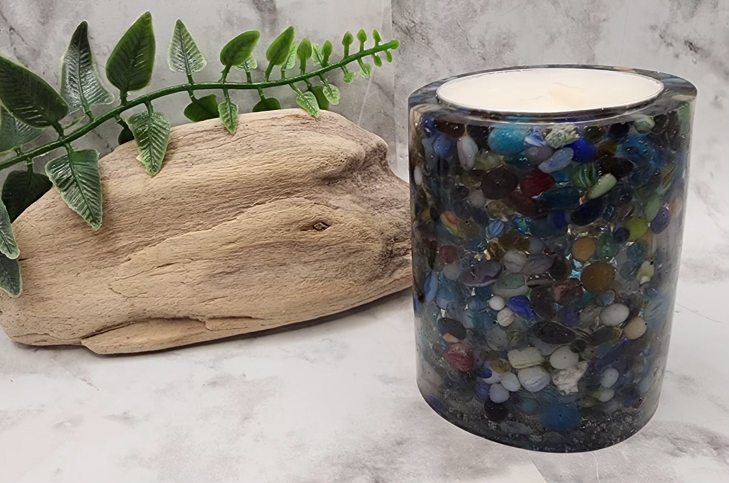 Blue Serenity Tealight Candle Holder