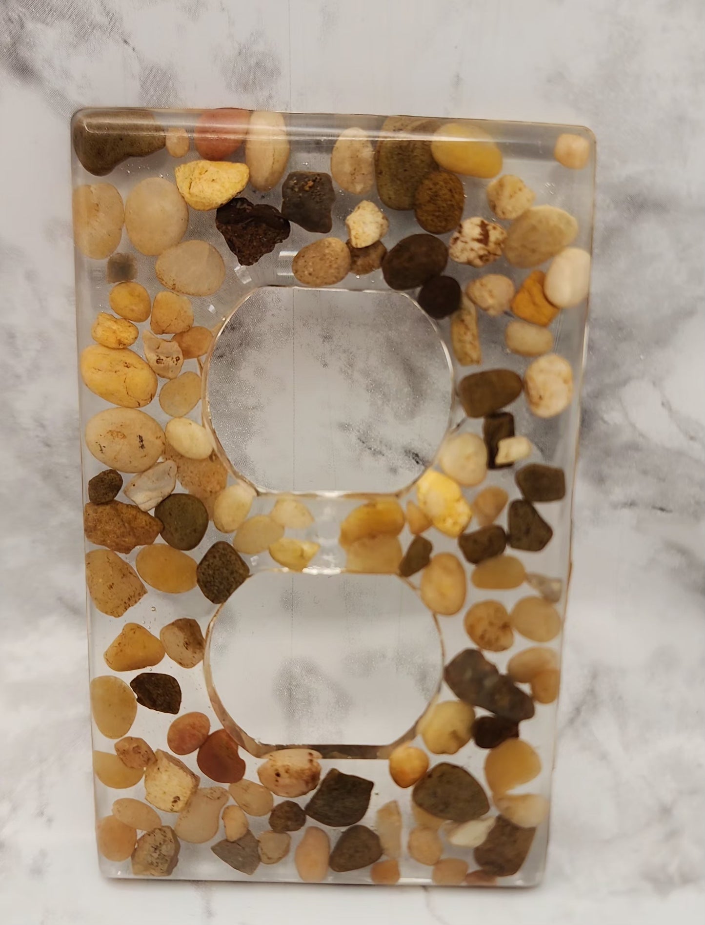 Rock Resin Outlet Cover