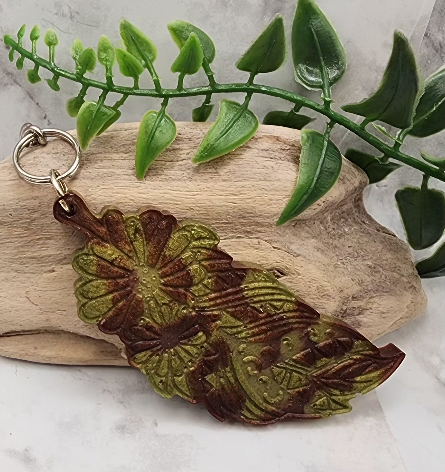 Feather Keychain