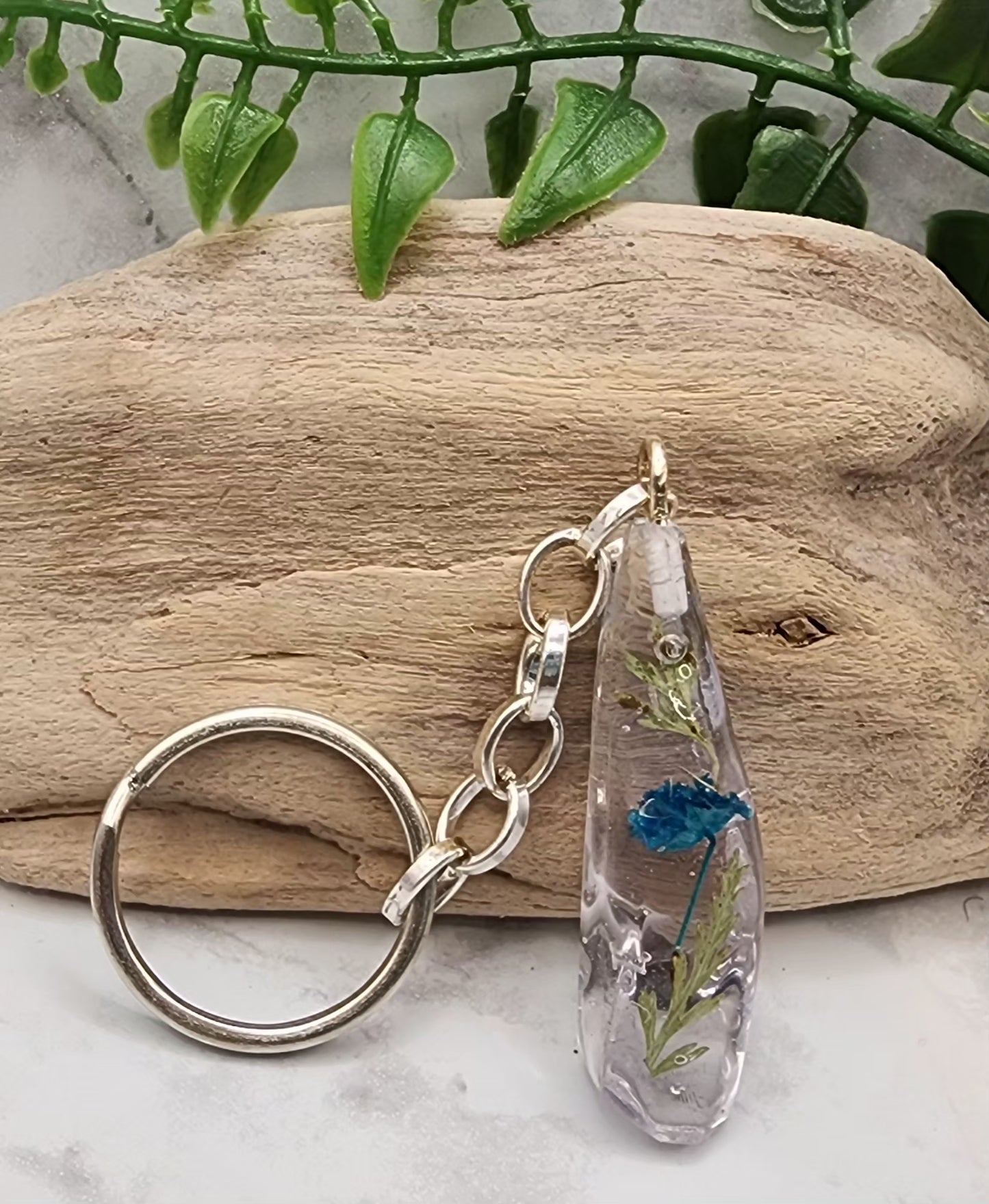 Eternal Bloom Crystal Keychain