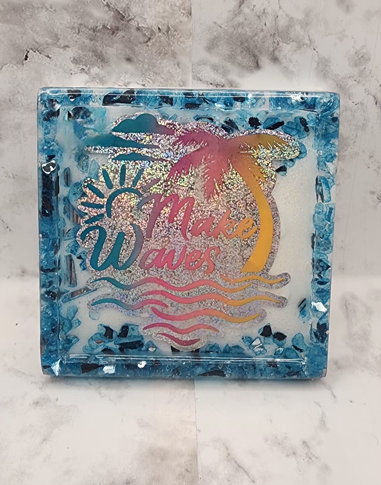 Make Waves Resin Vanity Tray