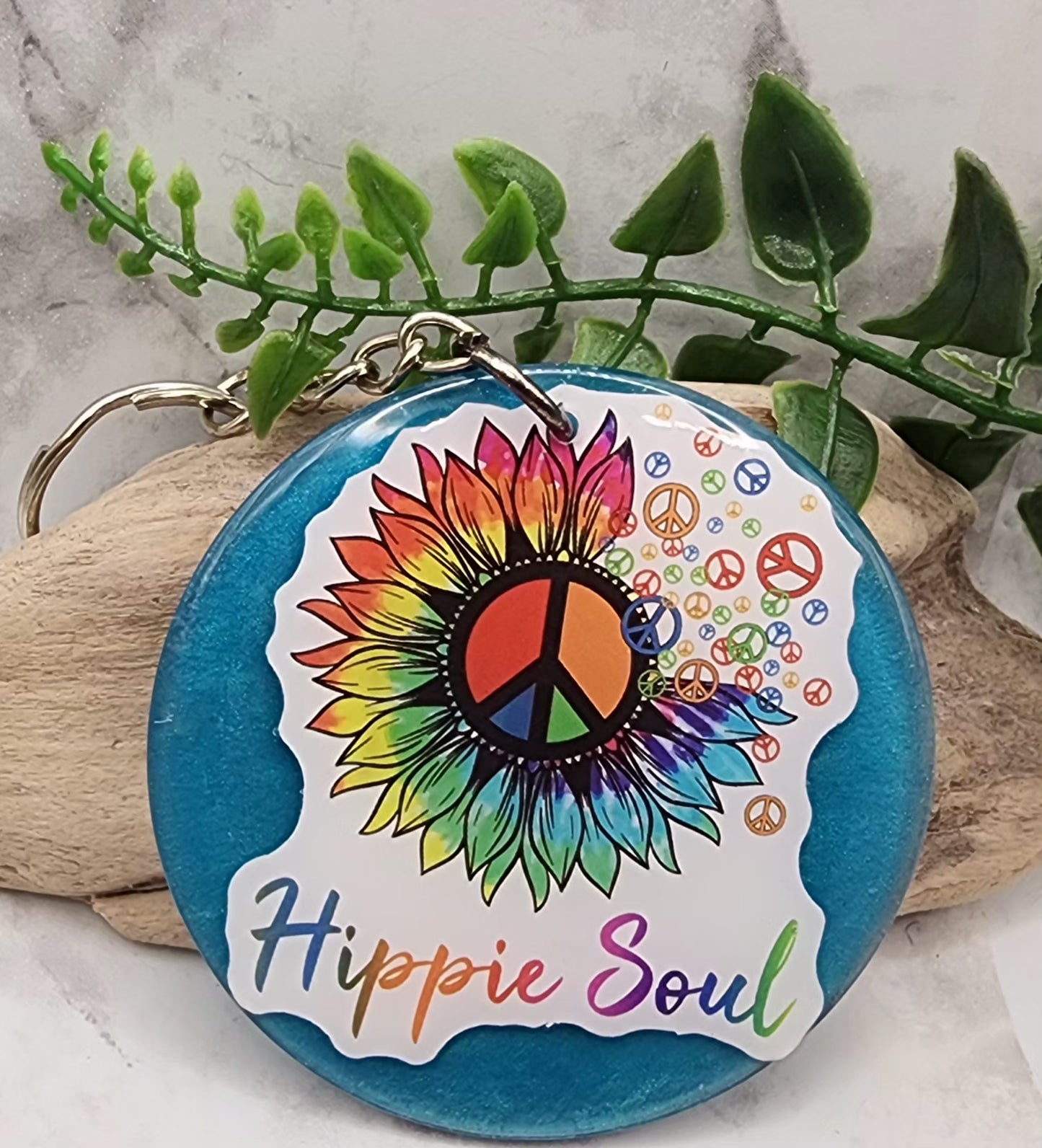 Peace Sign Keychains