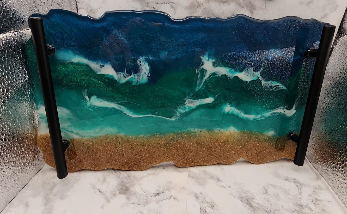 Seashell Bliss Resin Tray