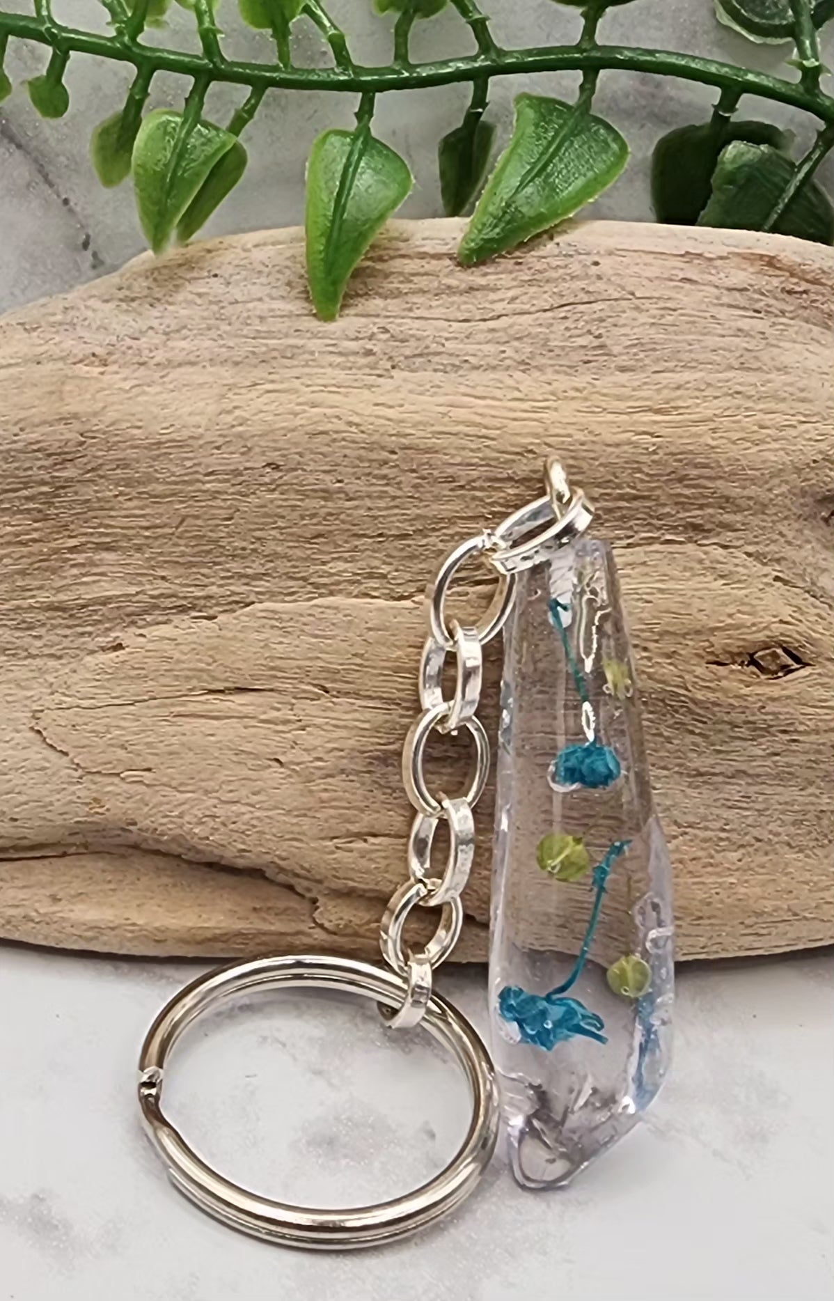 Nature's Essence Crystal Keychain