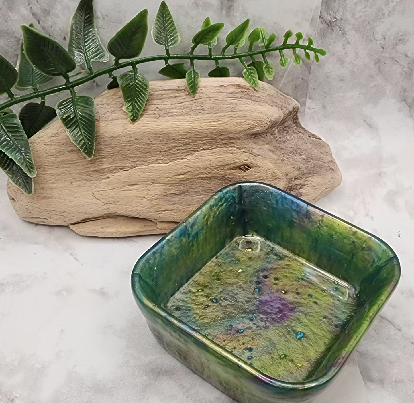 Garden Radiance Square Trinket Dish