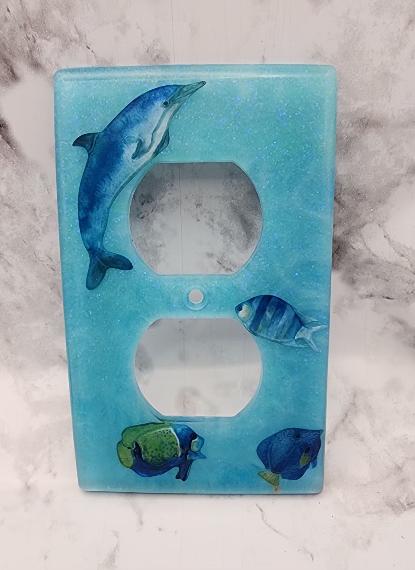 Glow In The Dark Ocean Light Switch Cover