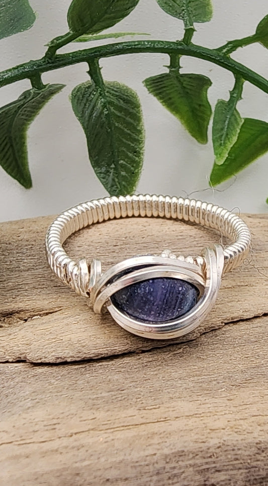 Eternal Sky Silver Wire Wrapped Ring