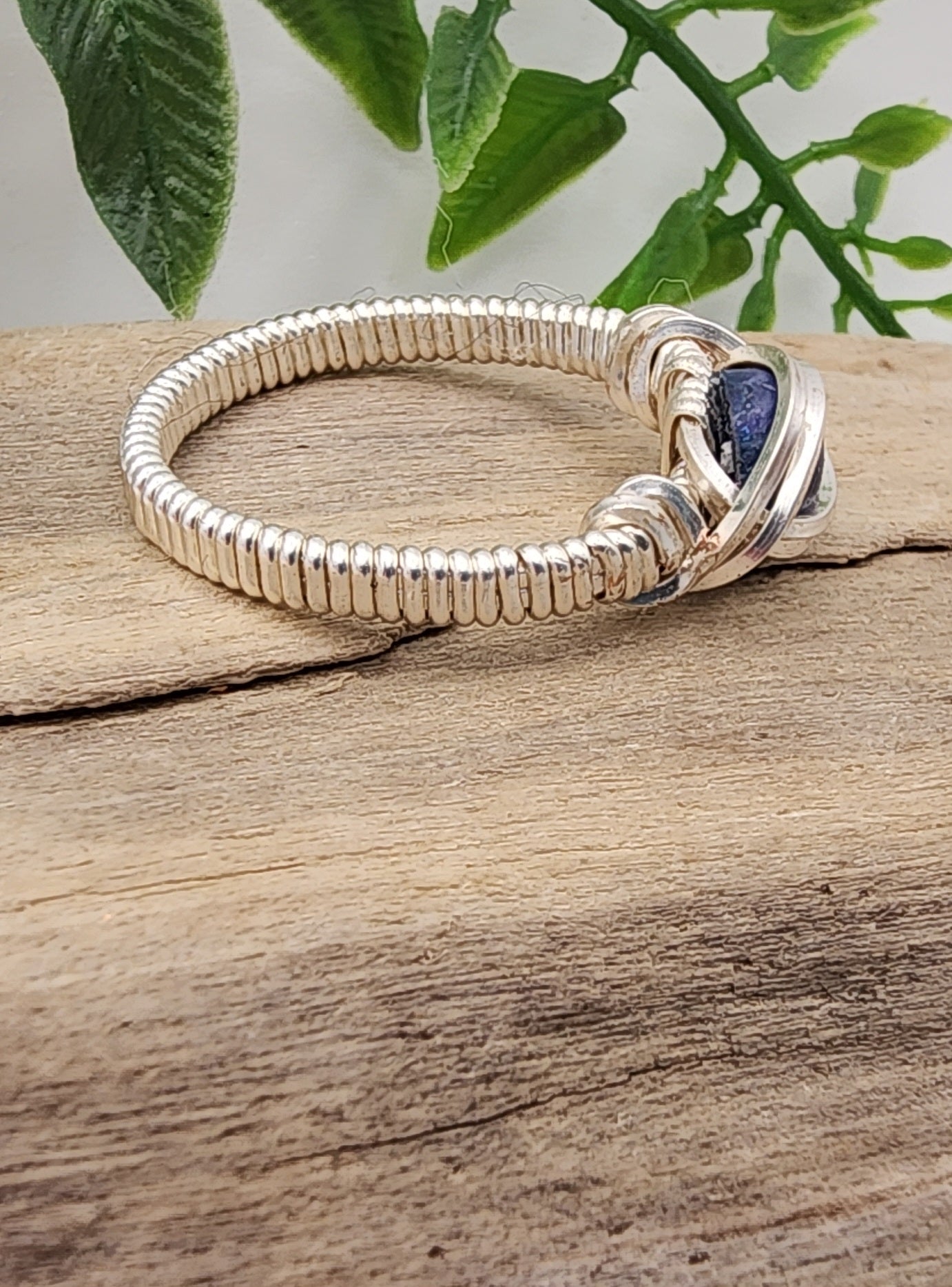 Eternal Sky Silver Wire Wrapped Ring