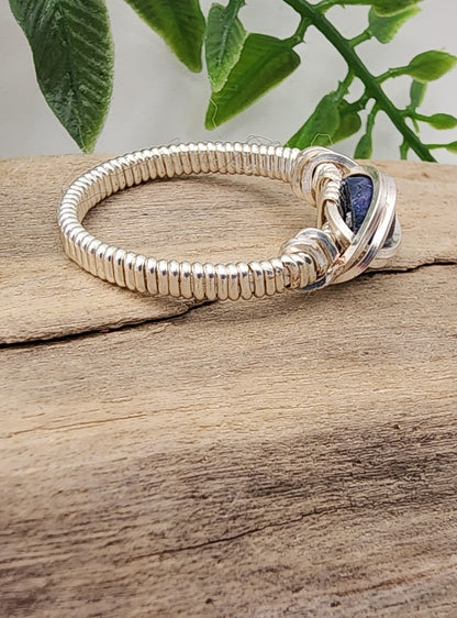 Eternal Sky Silver Wire Wrapped Ring
