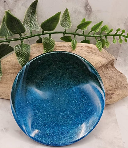 Icy Waters Round Trinket Dish