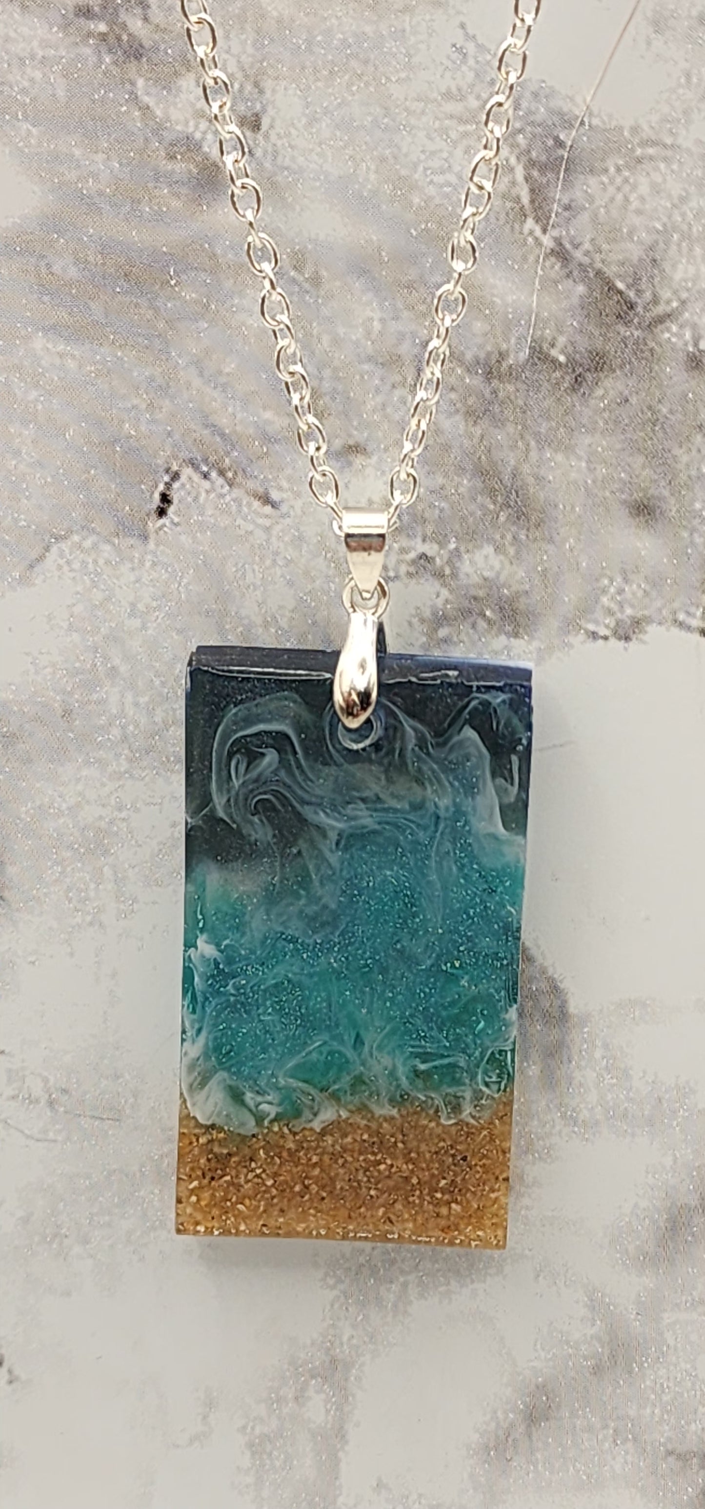 Paradise Drift Resin Necklace